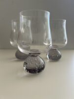 Jogo 6 Copos Vidro 440ml Base Bolha Design Moderno